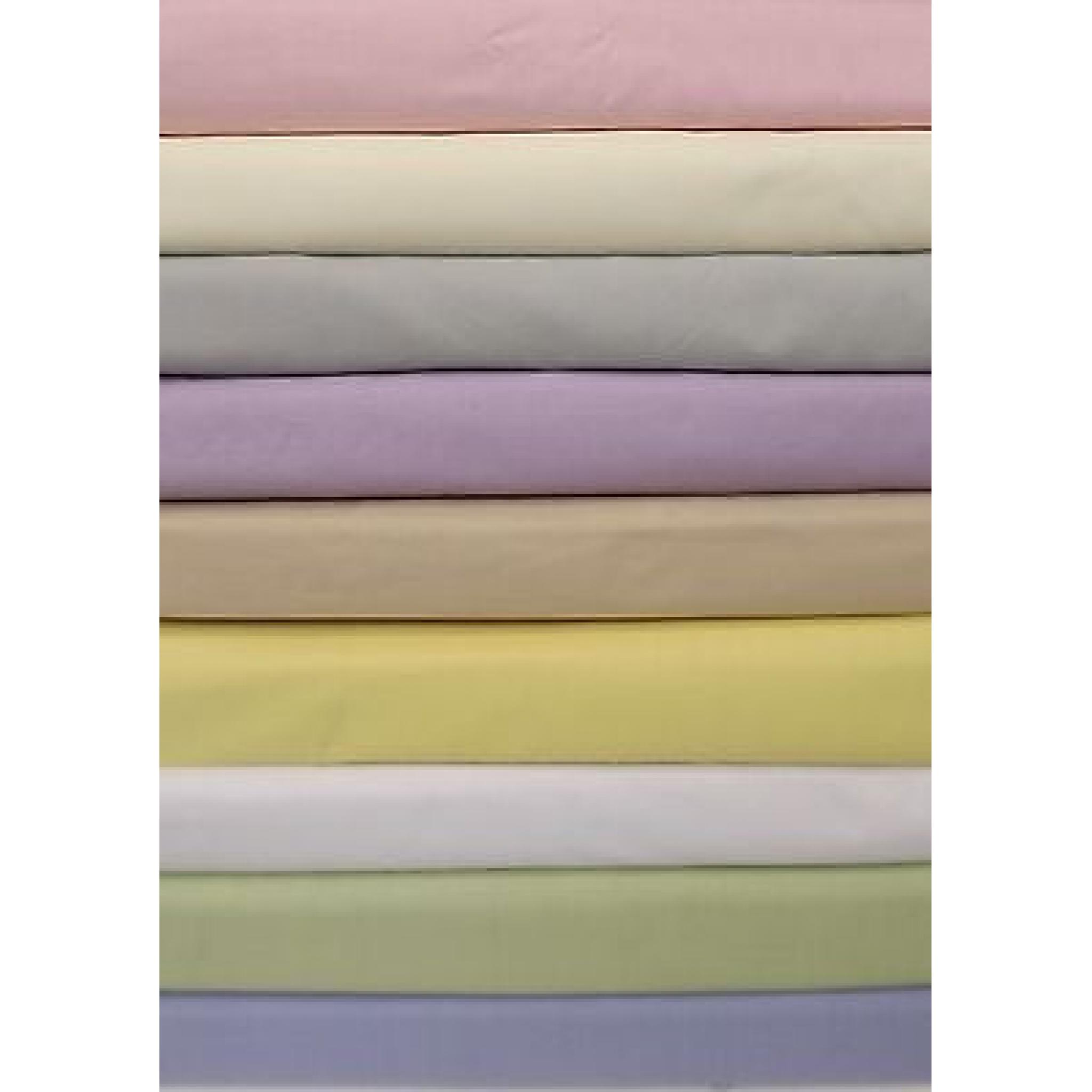3' 6"x 7'bed fitted sheets 68pick pastels suitable for electric adjustable 
