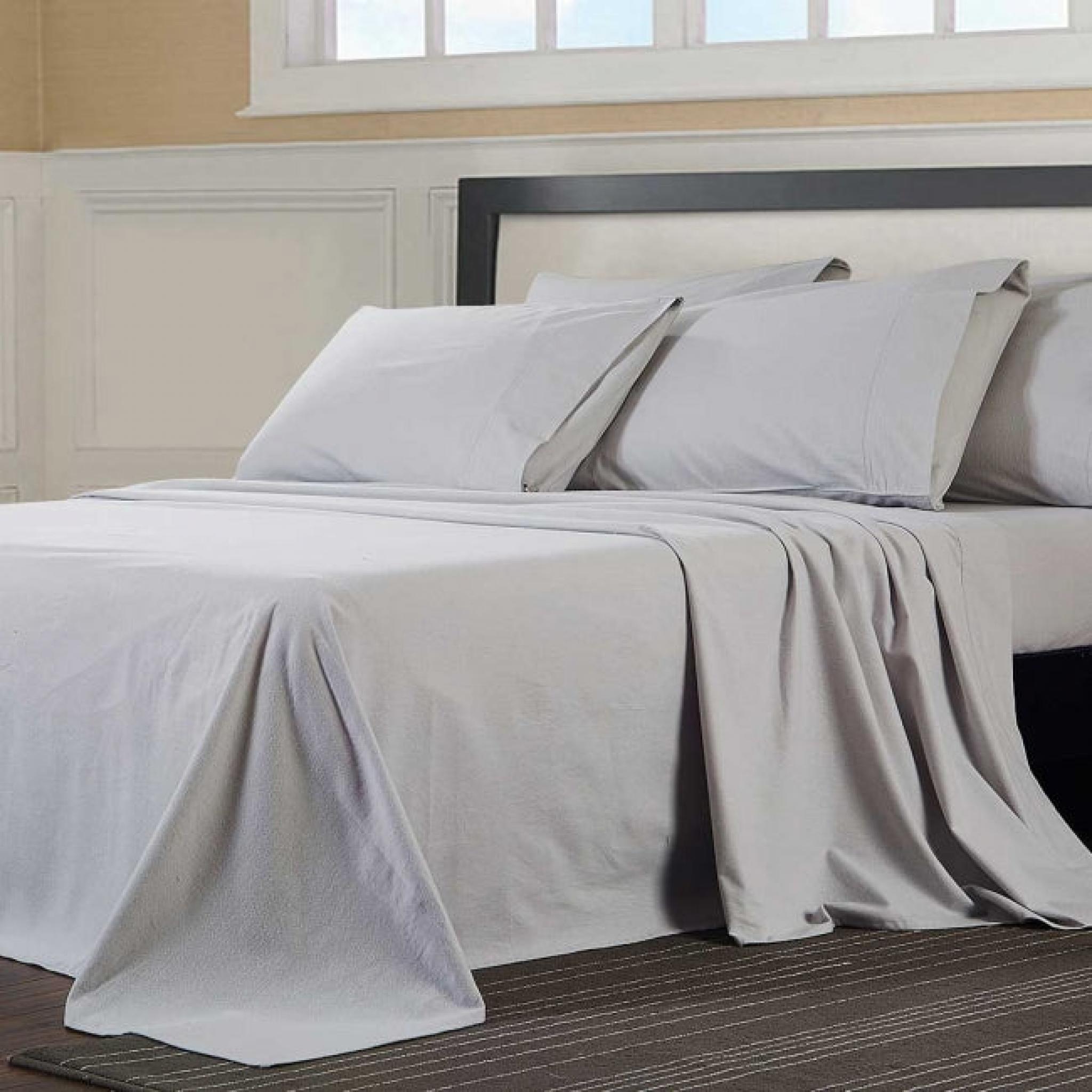 FLANNELETTE 100% BRUSHED COTTON  2'6" X 6'6" ELECTRIC BED FITTED SHEET 14 SIZES 