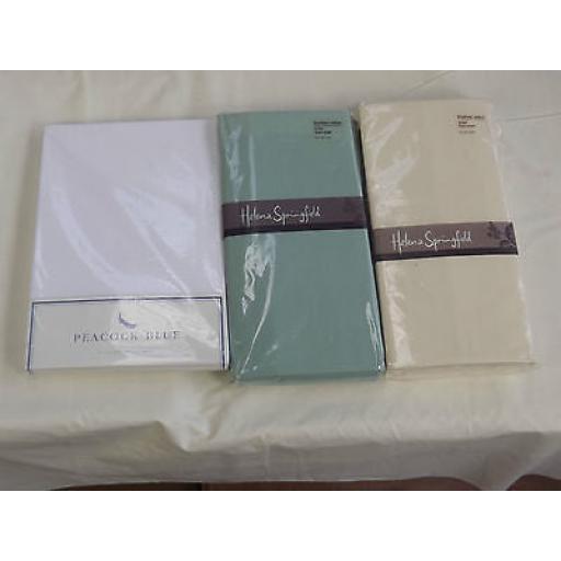 Single brushed cotton flannelette fitted sheet 3' x 6'3&quot; bed