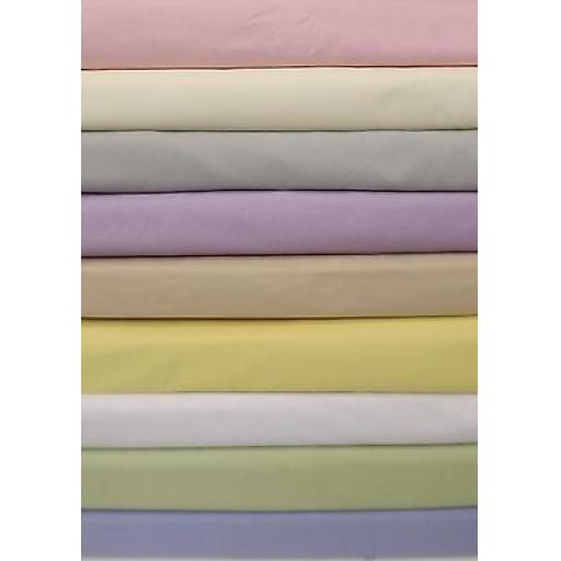 Large emperor 7' X 6'6" bed fitted sheets 13" box deeper depth 50/50 polycotton